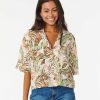 Women Rip Curl Shirts & Tops | La Quinta Shirt Off White