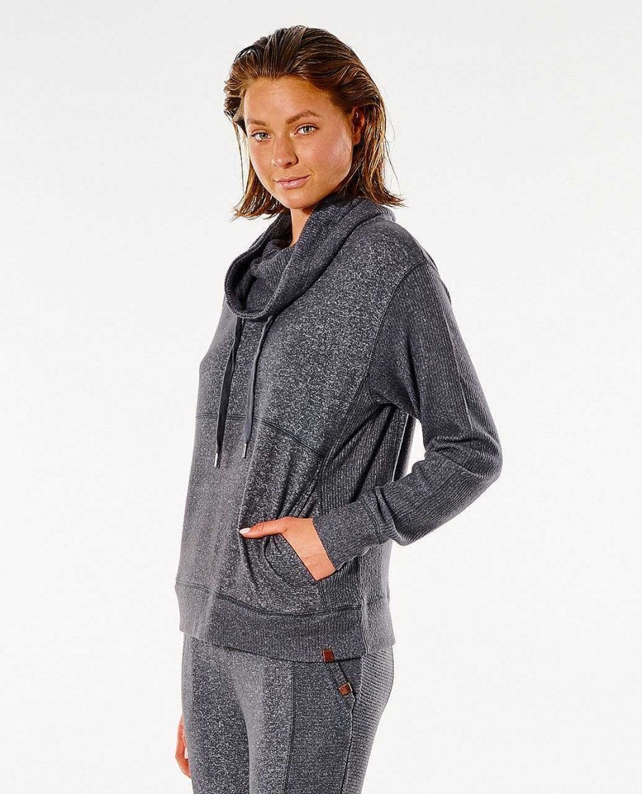 Women Rip Curl Hoodies & Fleece | Cozy Ii Roll Neck Fleece