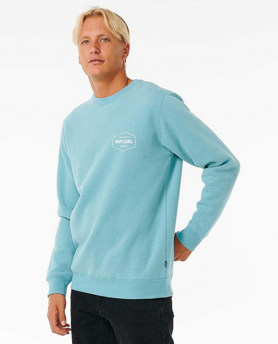 Men Rip Curl Hoodies & Fleece | Stapler Crew