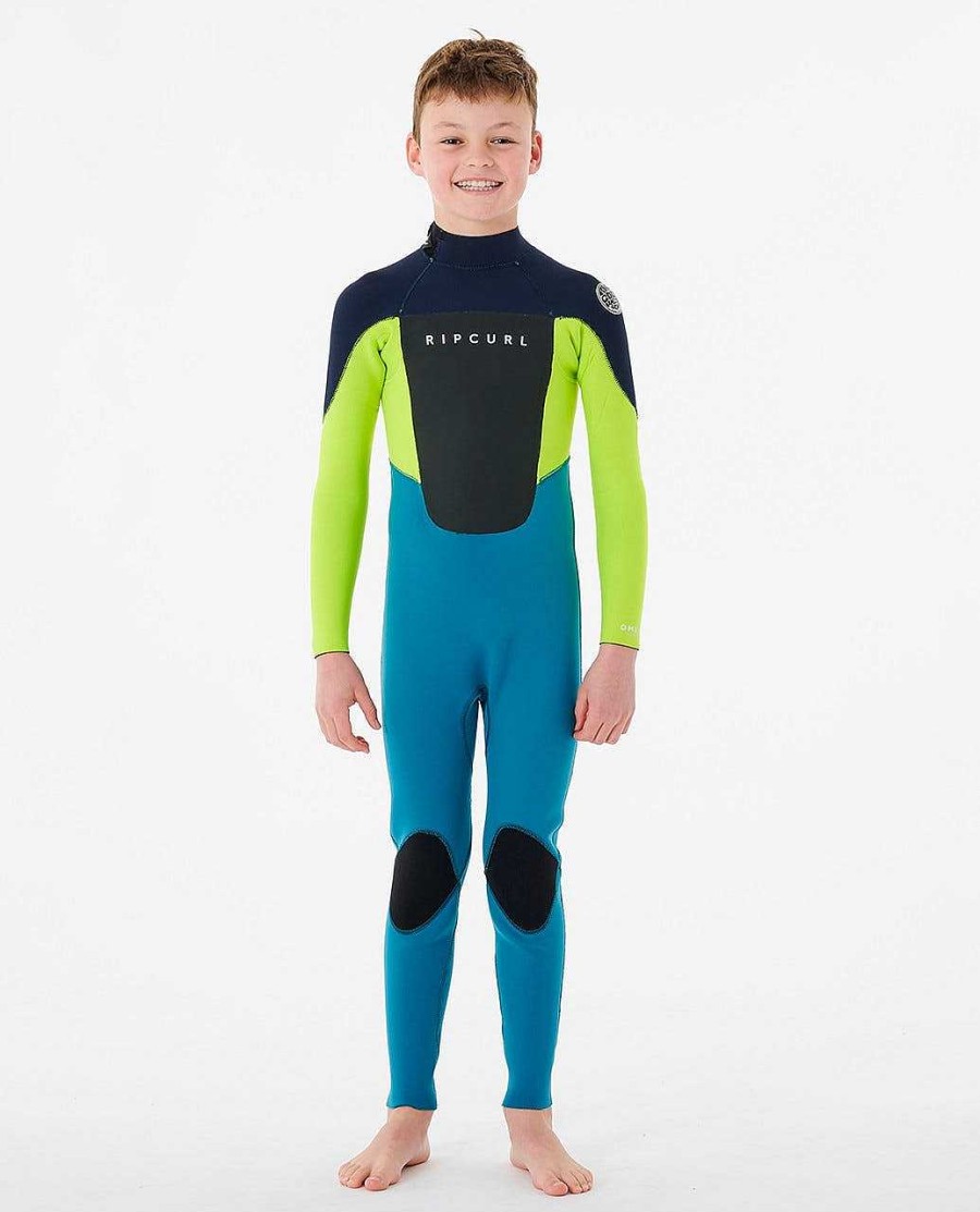 Kids Rip Curl Fullsuits | Junior Omega 3/2Mm Back Zip Wetsuit