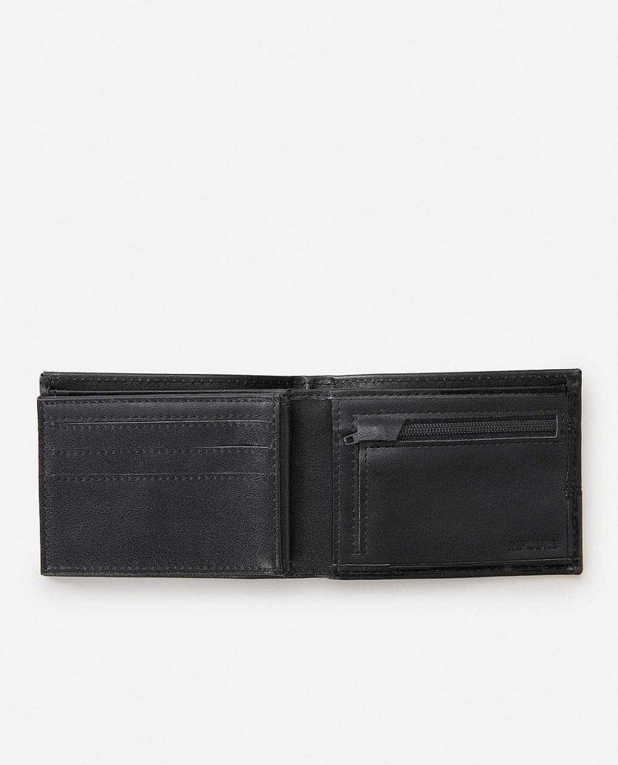 Men Rip Curl Wallets | Corpawatu Icon Pu Slim Wallet