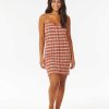 Women Rip Curl Dresses & Rompers | Classic Surf Stripe Button Through Dress