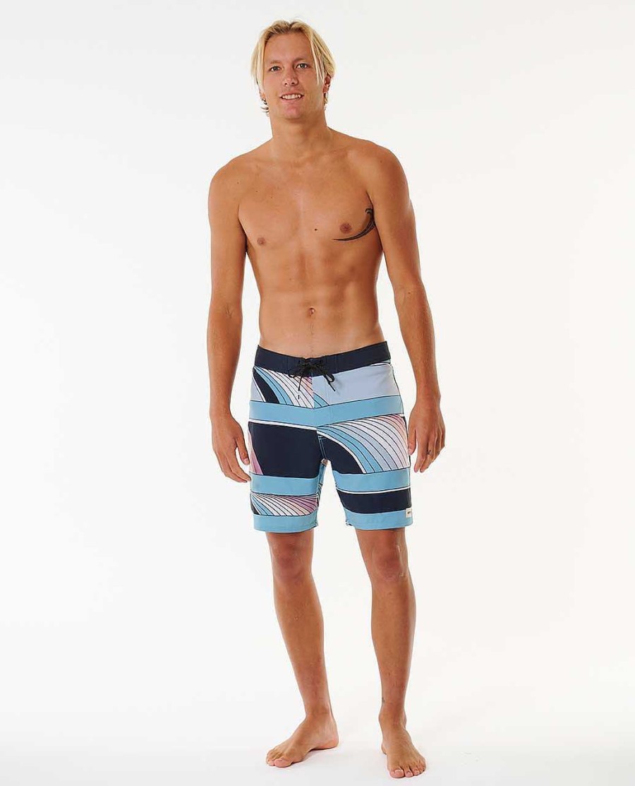 Men Rip Curl Performance | Mirage Surf Revival Lines 18 Dusty Blue