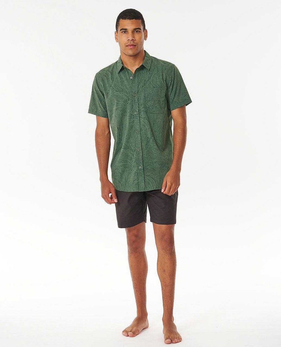 Men Rip Curl Shirts & Flannels | Searchers Short Sleeve Shirt