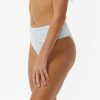 Women Rip Curl Bikini Bottoms | Sun Chaser Full Coverage Bikini Bottoms Blue