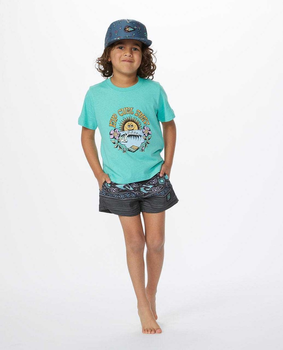 Boys Rip Curl Tops & Tees | Mystic Waves Art Tee- Boys (1-8 Years)