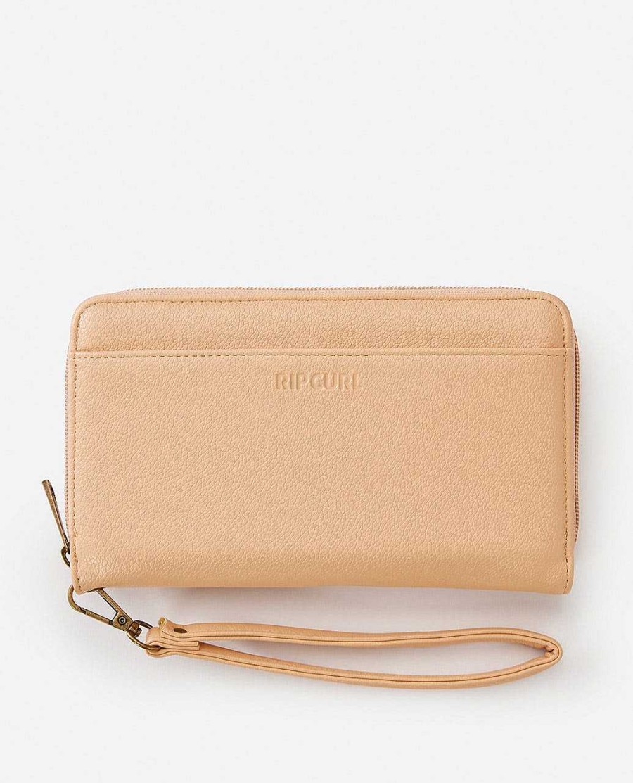 Women Rip Curl Purses & Wallets | Essentials Oversized Wallet Tan