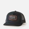 Men Rip Curl Hats & Beanies | Marker Curve Trucker Cap Black