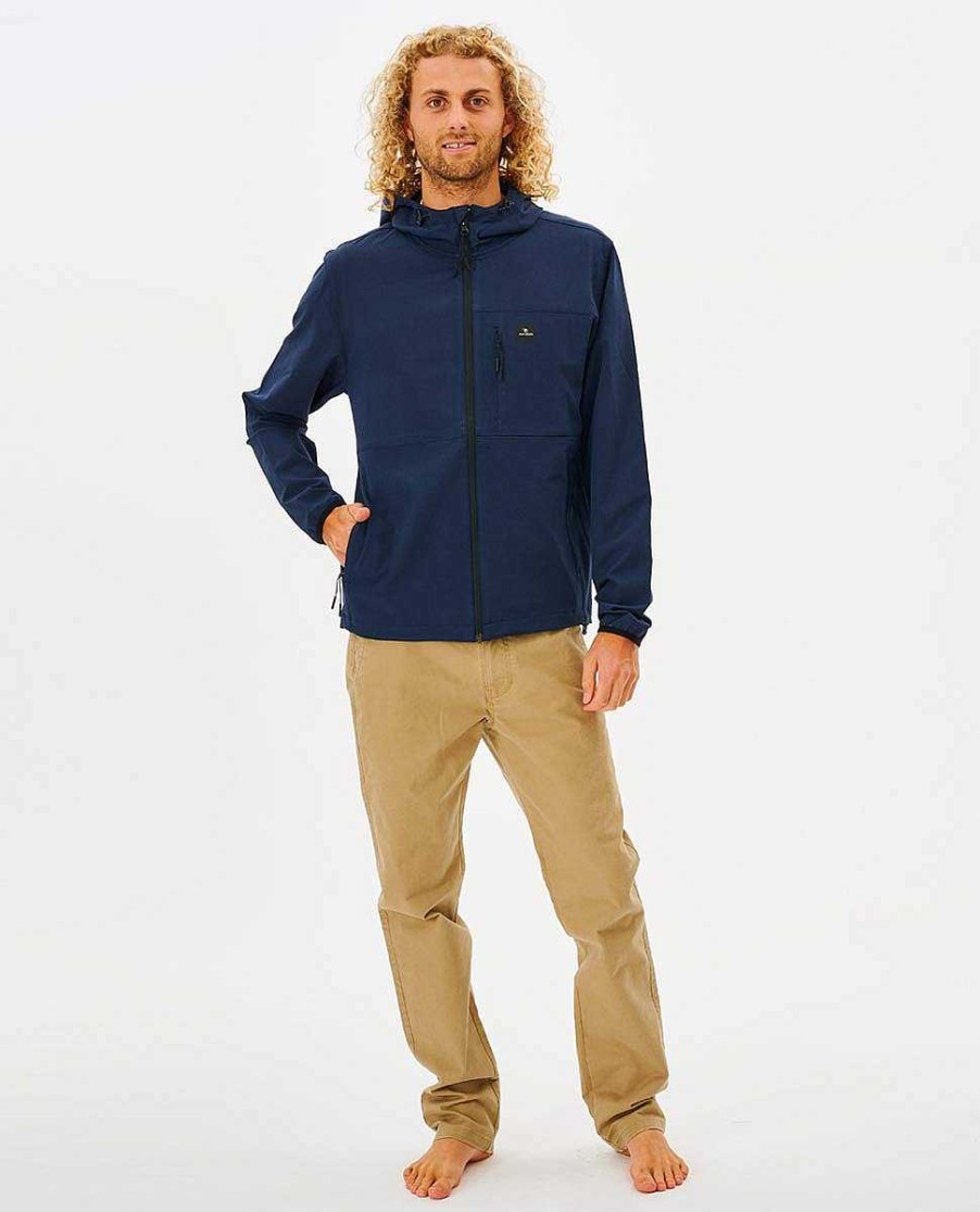 Men Rip Curl Jackets | Elite Anti-Series Zip Through Jacket