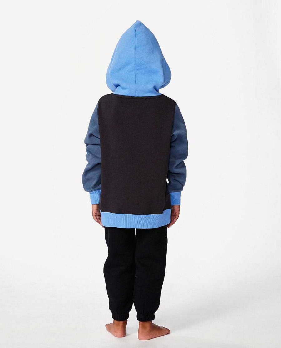 Boys Rip Curl Hoodies & Fleece | Static Youth Hood - Boys (1-8 Years) Washed Black