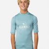 Men Rip Curl Rash Guards | Island Vibe Long Sleeve Relaxed Upf Rash Guard