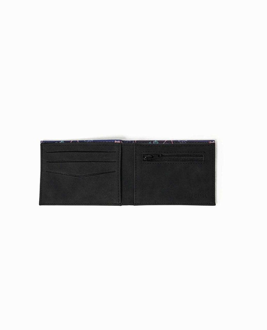 Men Rip Curl Wallets | Combo Pu Slim Wallet