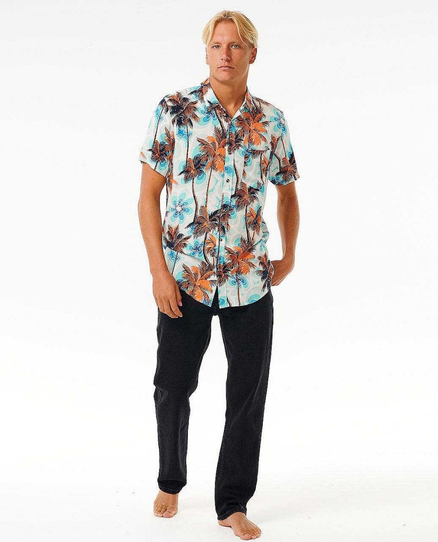 Men Rip Curl Shirts & Flannels | Barrel Killa Short Sleeve Shirt