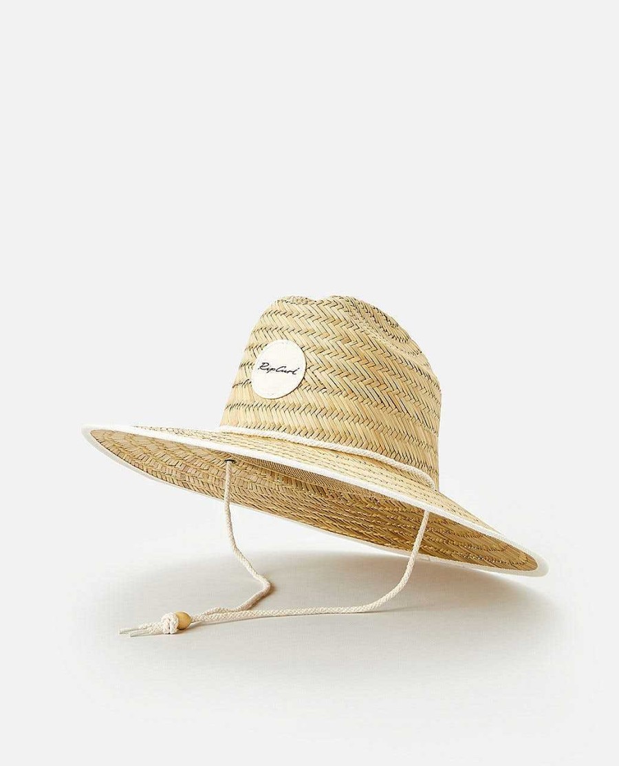 Women Rip Curl Hats & Beanies | Script Straw Sun Hat