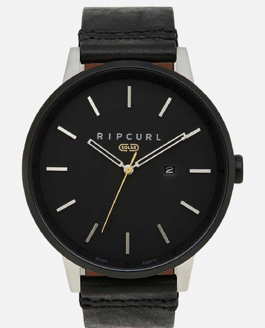 Men Rip Curl Watches | Detroit Solar Watch Black