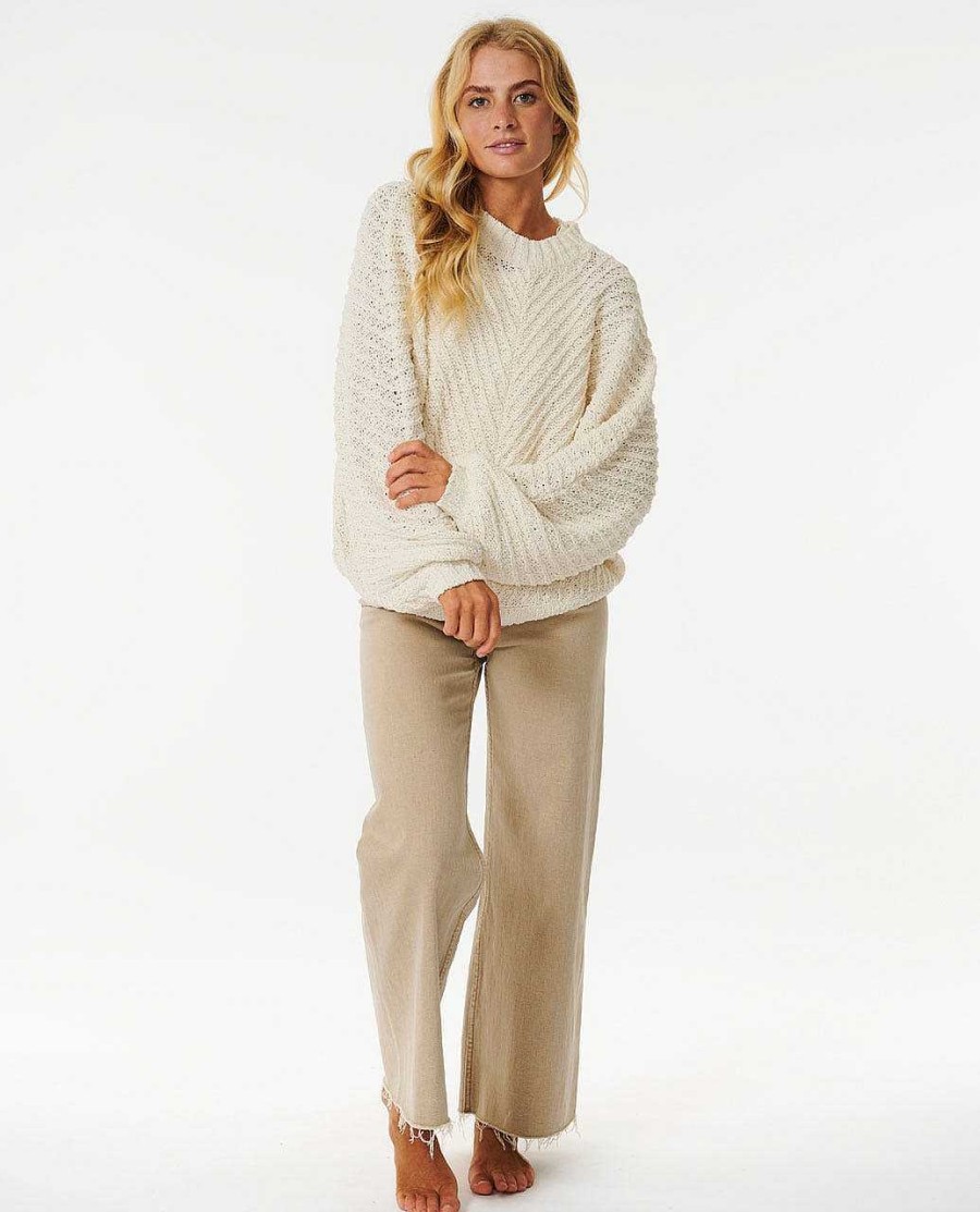 Women Rip Curl Sweaters | Classic Surf Knit Crew