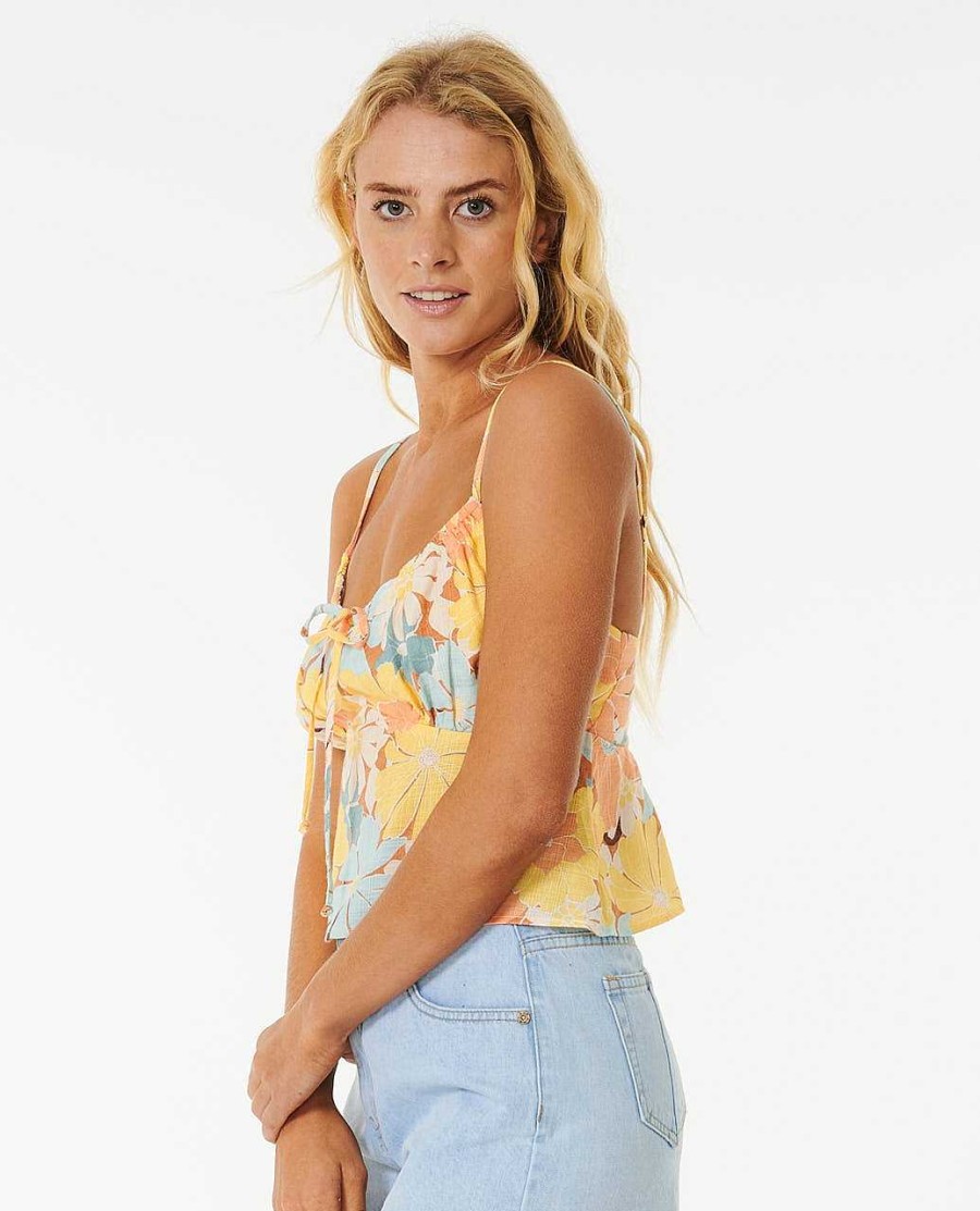 Women Rip Curl Shirts & Tops | Sunrise Sessions Cami Top Dusty Blue