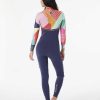 Women Rip Curl Fullsuits | E6 Women'S E-Bomb 3/2 Zip Free Wetsuit