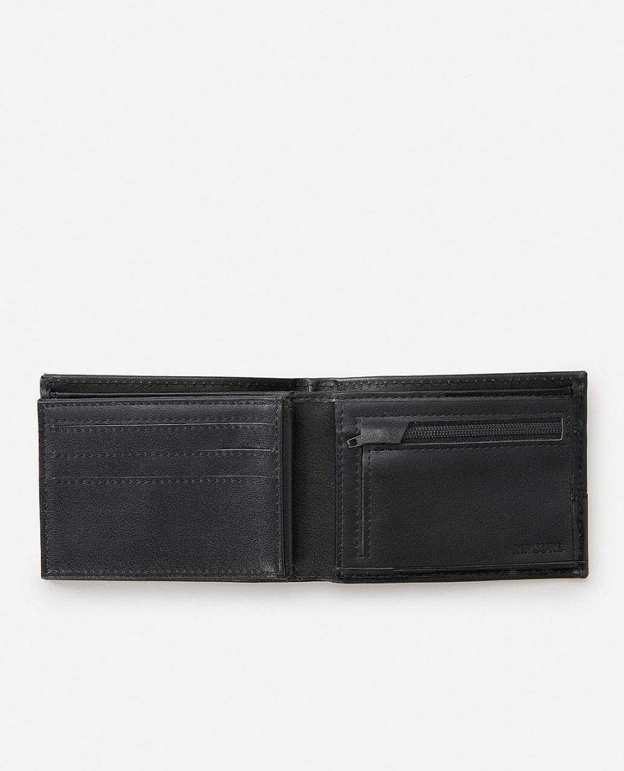 Men Rip Curl Wallets | Corpawatu Icon Pu Slim Wallet