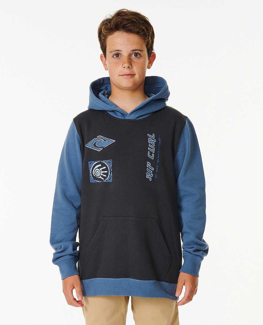 Boys Rip Curl Hoodies & Fleece | Pure Surf Hooded Jumper - Boys (8-16 Years) Vintage Navy