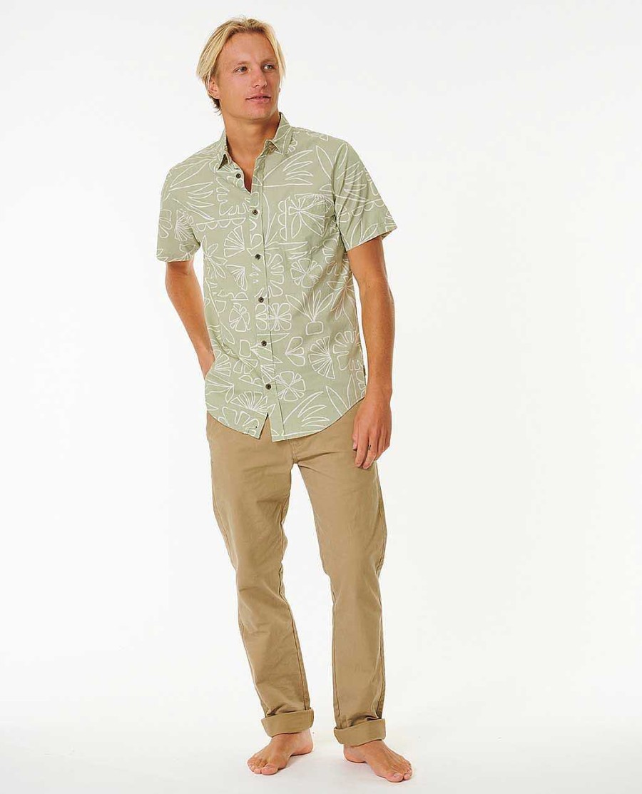 Men Rip Curl Shirts & Flannels | Saltwater Culture Short Sleeve Shirt