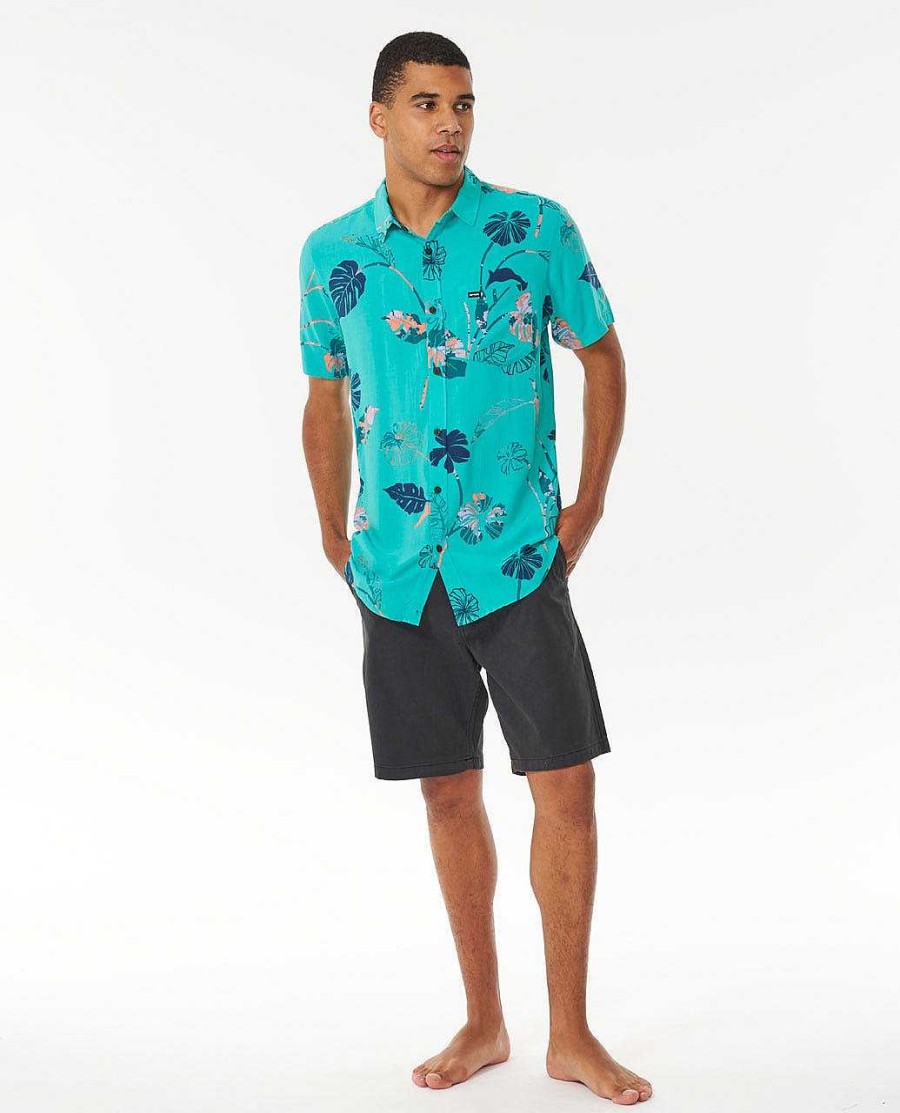 Men Rip Curl Shirts & Flannels | Mod Tropics Short Sleeve Shirt