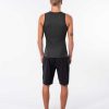 Men Rip Curl Jackets Vests & Bottoms | Dawn Patrol 1.5Mm Sleeveless Wetsuit Vest Black