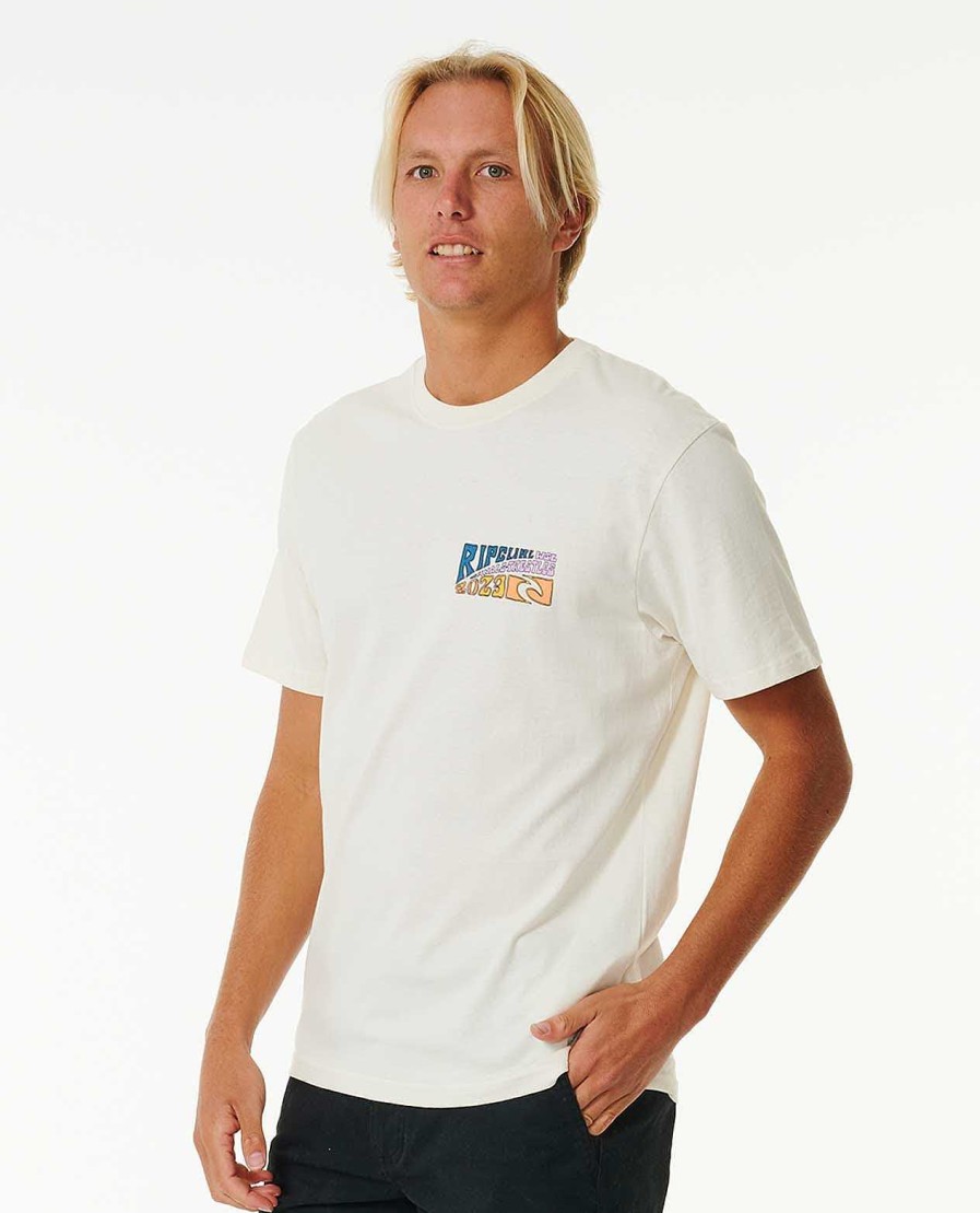 Men Rip Curl Tees & Tanks | 2023 Rip Curl Wsl Finals Peak Tee