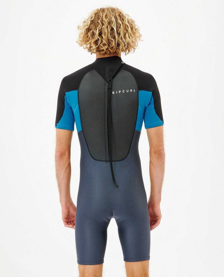 Men Rip Curl Springsuits | Omega 2Mm Back Zip Springsuit