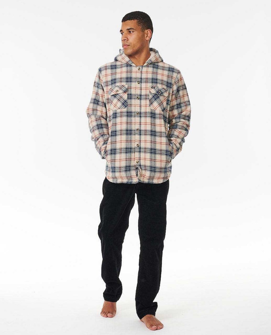 Men Rip Curl Shirts & Flannels | Shores Sherpa Lined Flannel Shirt