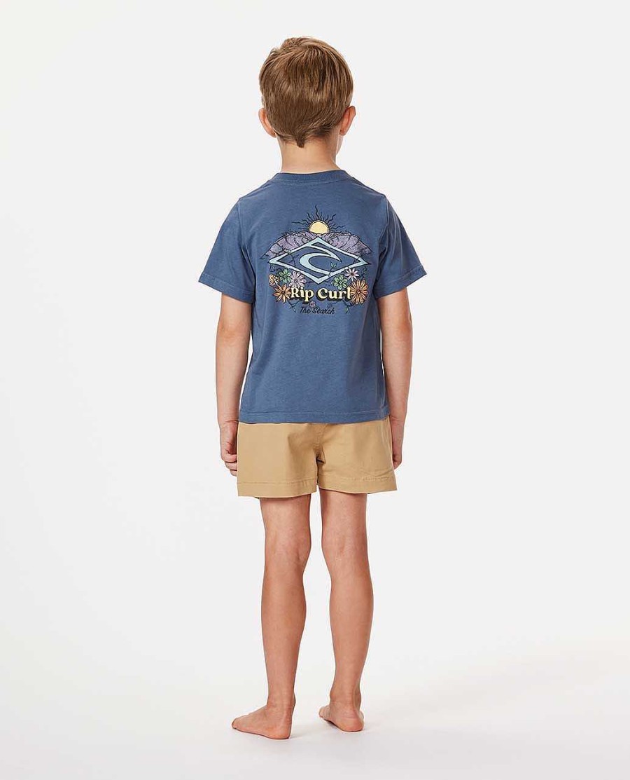 Boys Rip Curl Tops & Tees | Shred Town Barrel Tee - Boys (1-8 Years) Vintage Navy