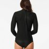 Women Rip Curl Springsuits | G-Bomb 2.0 1Mm Long Sleeve Spring Suit Black