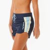 Women Rip Curl Boardshorts | Block Party Hi Waist 3 Navy