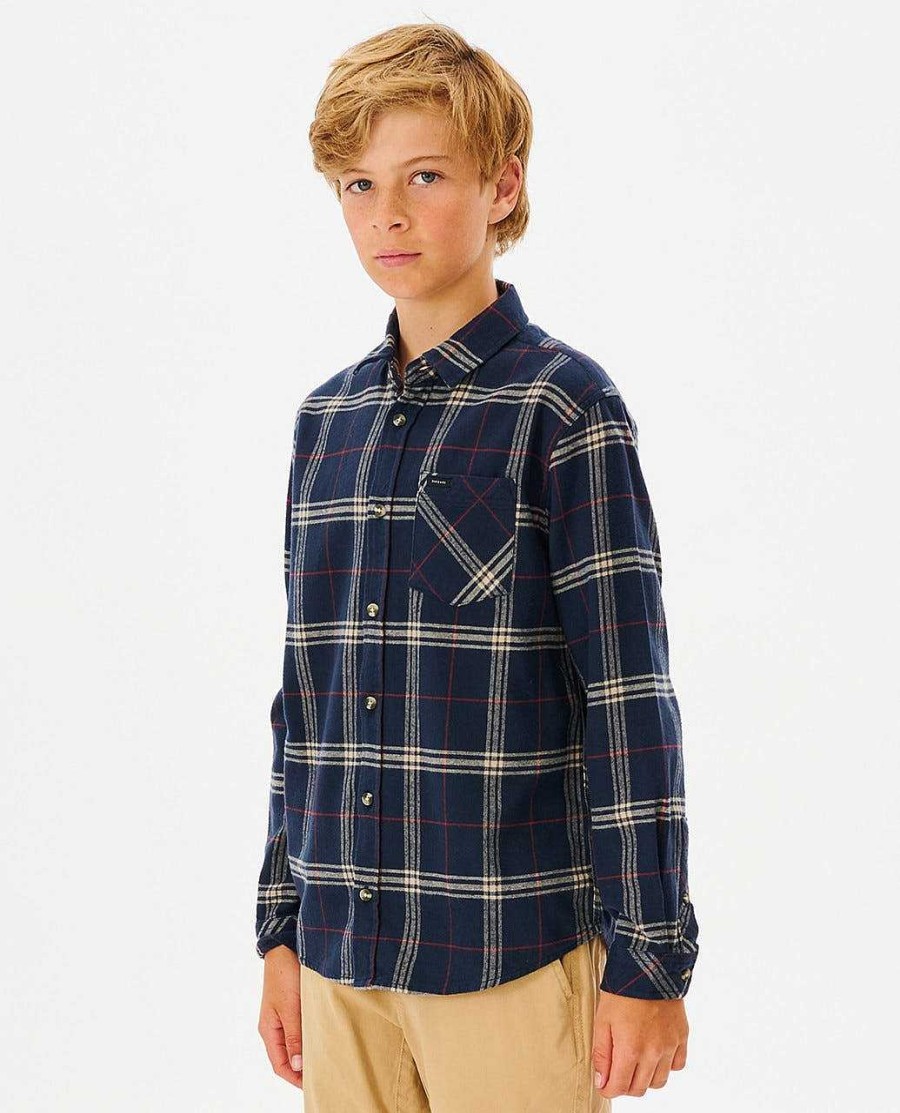 Boys Rip Curl Tops & Tees | Checked In Flannel Shirt - Boys (8-16 Years)