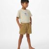 Boys Rip Curl Shorts | Surf Cord Volley Boardshorts - Boys (8-16 Years) Dark Khaki