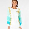 Women Rip Curl Hoodies & Fleece | Sun Drenched Crew Turquoise