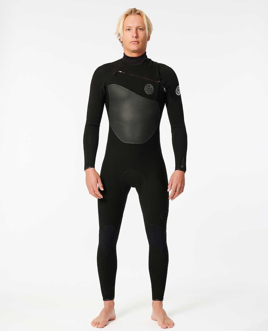 Men Rip Curl Fullsuits | E7 Flashbomb 3/2 Chest Zip Wetsuit