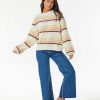 Women Rip Curl Sweaters | Holiday Tropics Crew Cream