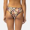 Women Rip Curl Bikini Bottoms | Mystic Floral Cheeky Coverage Hipster Bikini Bottoms Black