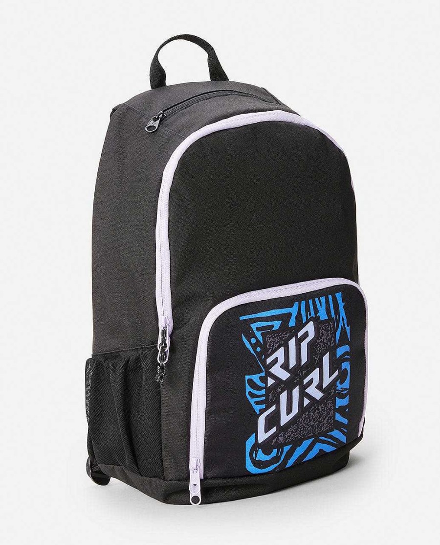 Men Rip Curl Backpacks & Bags | Evo 24L Shred Rock Backpack Black/Blue/Multi