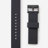 Men Rip Curl Watches | Silicone 22Mm Watch Band Black