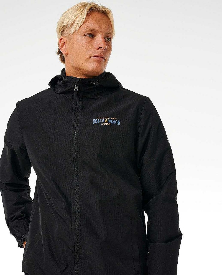 Men Rip Curl Jackets | Bells Pro Jacket 2024 Black