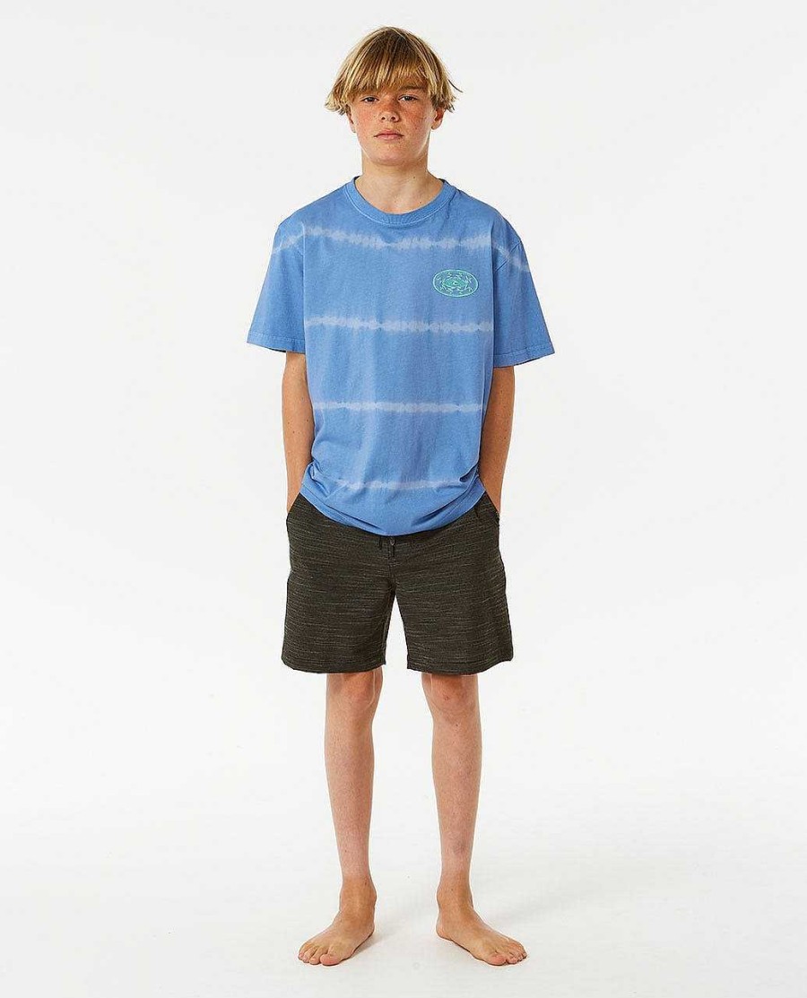 Boys Rip Curl Tops & Tees | Lost Islands Tie Dye Tee - Boys (8-16 Years) Blue Yonder