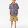 Boys Rip Curl Tops & Tees | Lost Islands Short Sleeve Shirt - Boys (8-16 Years) Multico