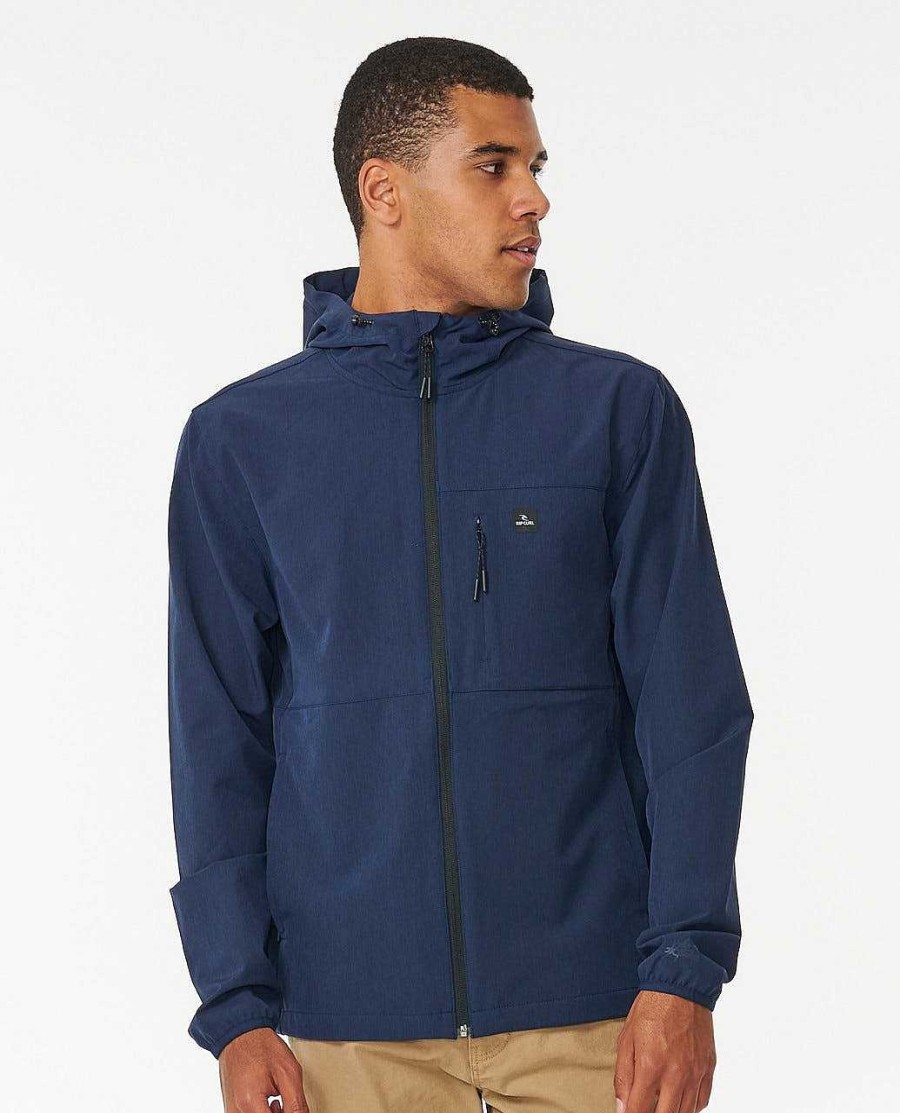 Men Rip Curl Jackets | Elite Anti-Series Zip Through Jacket