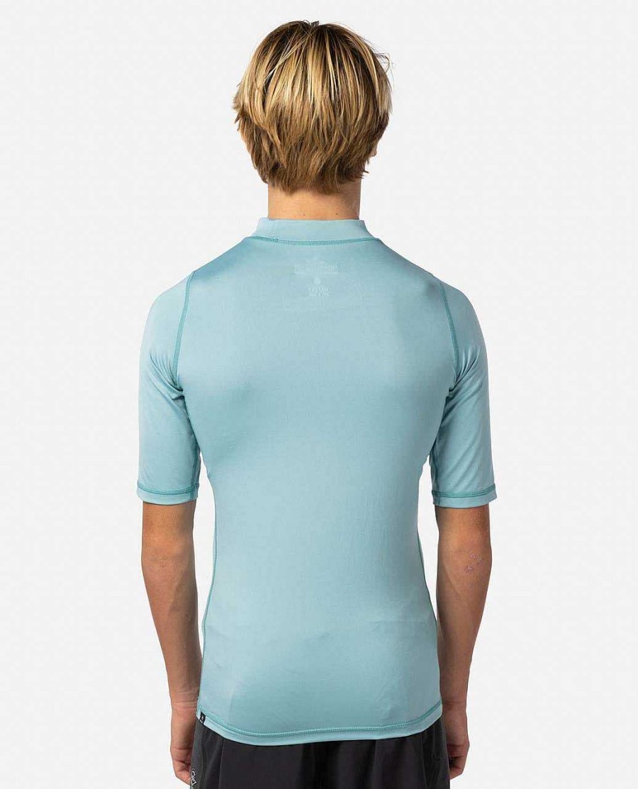 Men Rip Curl Rash Guards | Island Vibe Long Sleeve Relaxed Upf Rash Guard