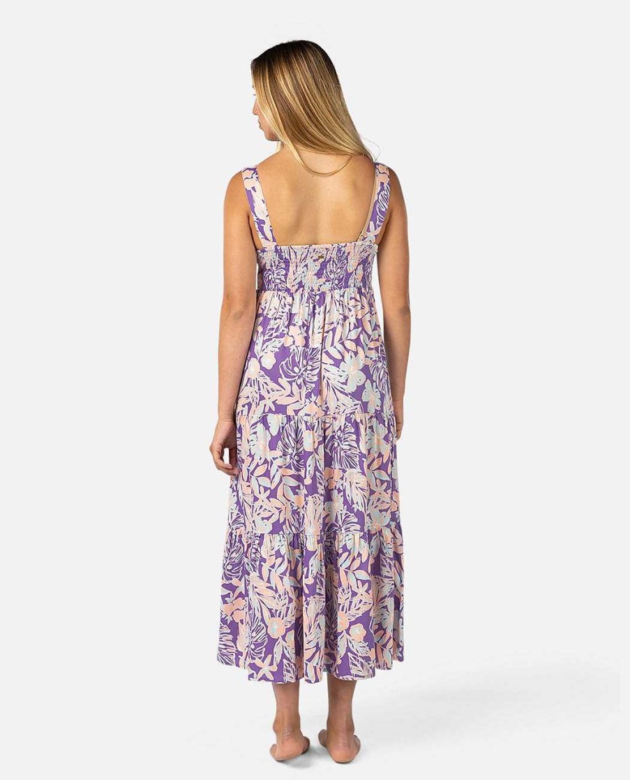 Women Rip Curl Dresses & Rompers | Palm Party Maxi Dress Purple