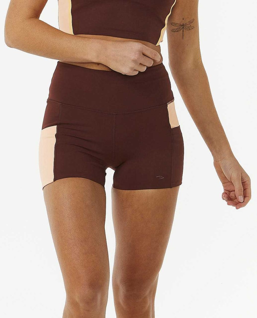 Women Rip Curl Shorts | Run Swim Surf Revival Short