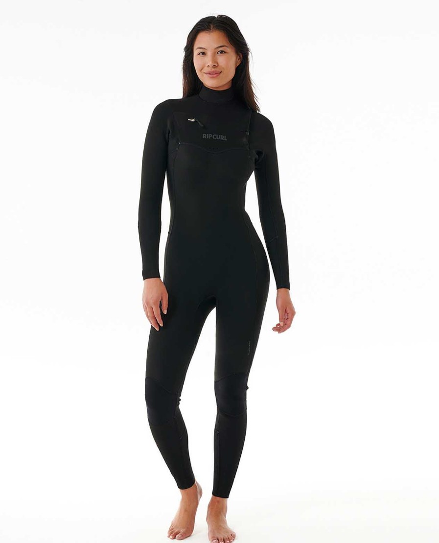 Women Rip Curl Fullsuits | Womens Dawn Patrol Chest Zip 3/2 Wetsuit