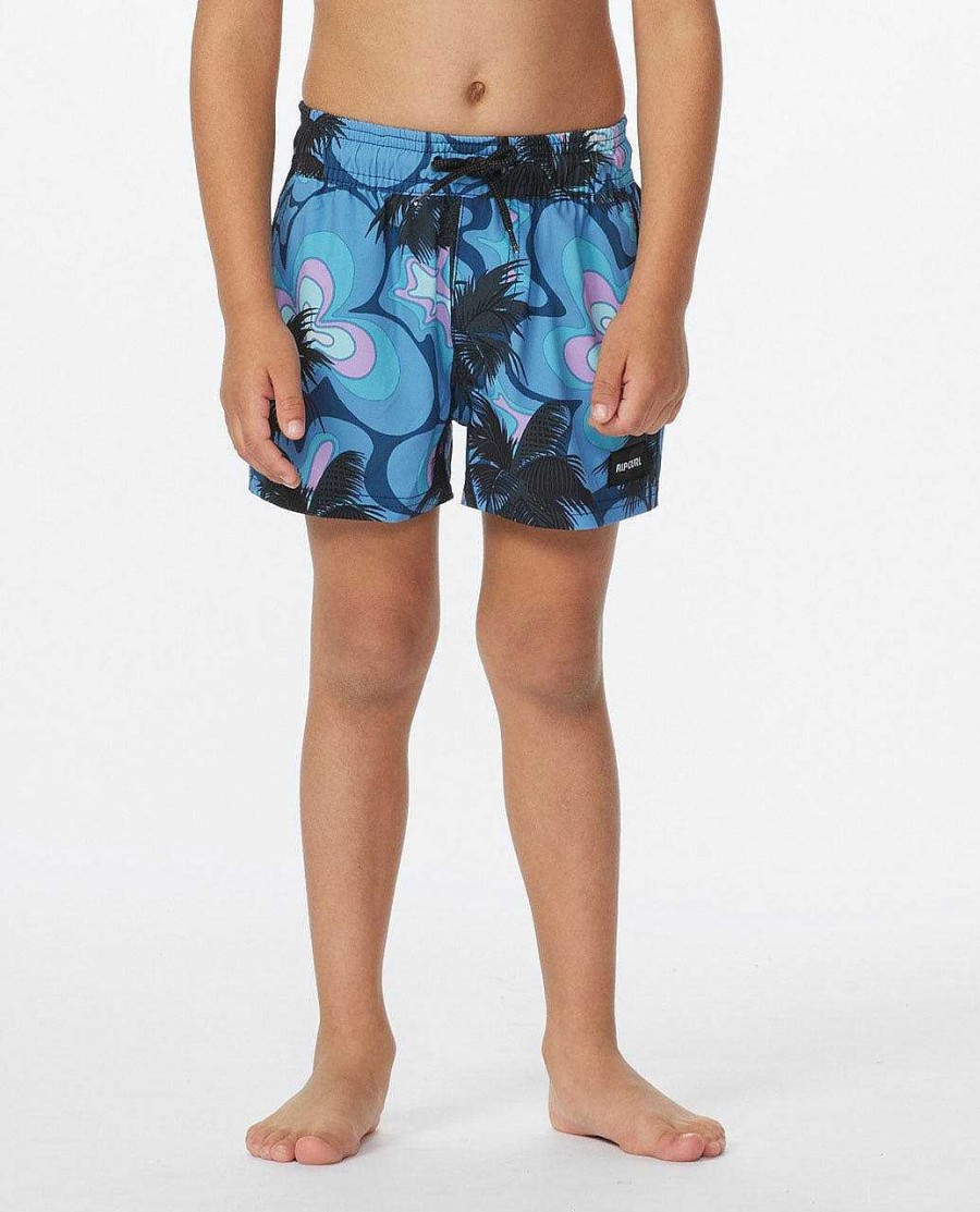 Boys Rip Curl Boardshorts | Mirage Mason Barrel Killa - Boys (1-8 Years) Blue Yonder